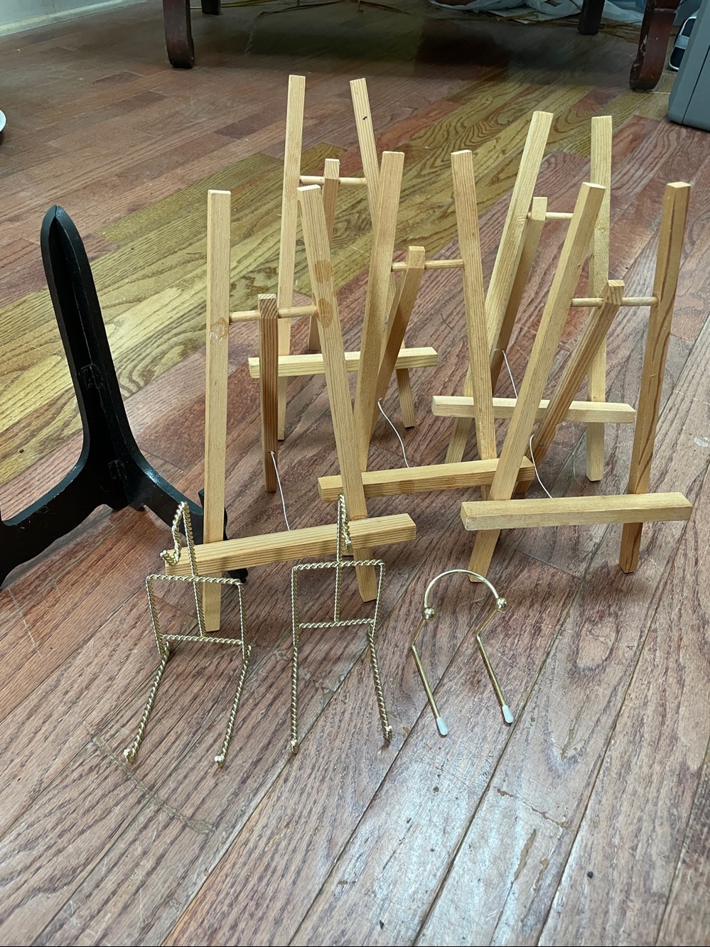 Plate Photo Stands. 9. Wood. Metal - Picture 5 of 7